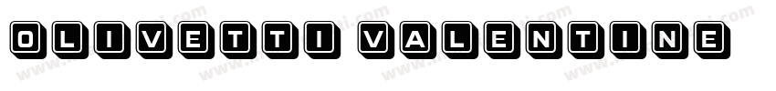 Olivetti Valentine字体转换
